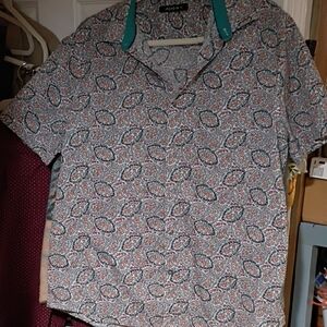 Apt. 9 Men's Multicolor Paisley Button Down Shirt